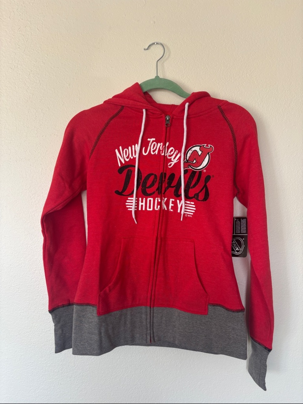 NHL New Jersey Devils Full-Zip Hoodie *NWT*